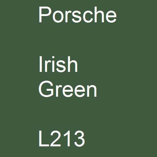 Porsche, Irish Green, L213.